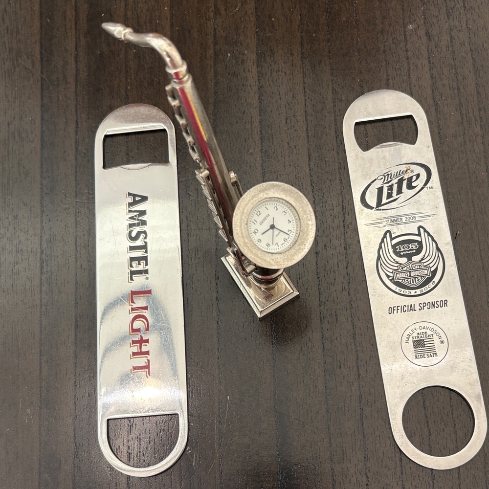 Vintage Geneva, Harley Davidson and Amstel Collectibles